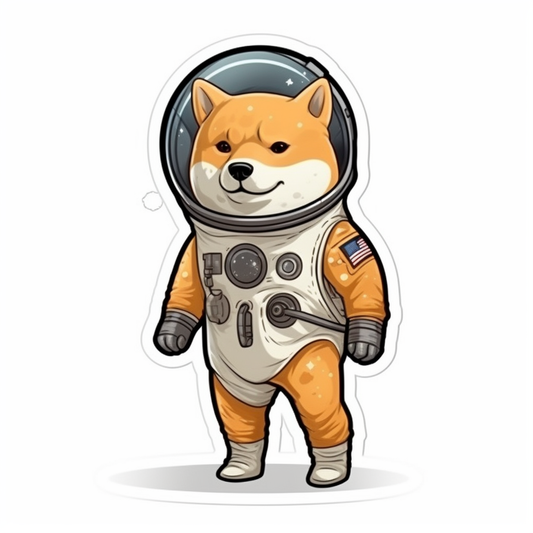 Shiba Inu Dog Vinyl Decal Sticker for Car, Laptop, Tumbler and more # 001583