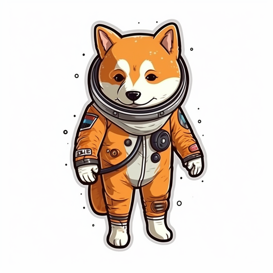 Shiba Inu Dog Vinyl Decal Sticker for Car, Laptop, Tumbler and more # 001584