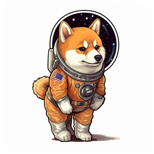 Shiba Inu Dog Vinyl Decal Sticker for Car, Laptop, Tumbler and more # 001586