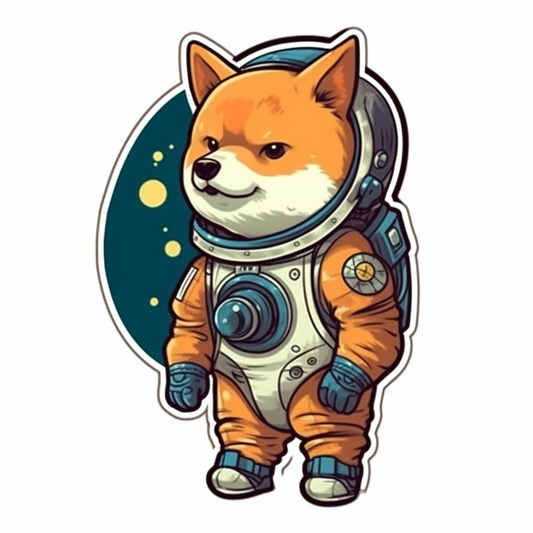 Shiba Inu Dog Vinyl Decal Sticker for Car, Laptop, Tumbler and more # 001593