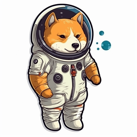 Shiba Inu Dog Vinyl Decal Sticker for Car, Laptop, Tumbler and more # 001596