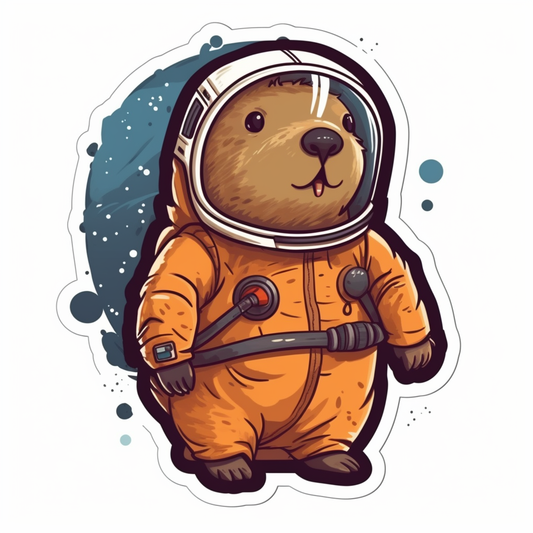 Capybara Vinyl Decal Sticker for Car, Laptop, Tumbler and more # 003430
