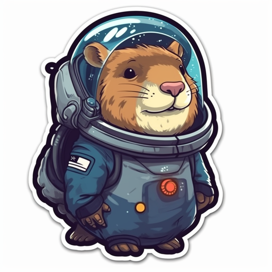 Capybara Vinyl Decal Sticker for Car, Laptop, Tumbler and more # 003453