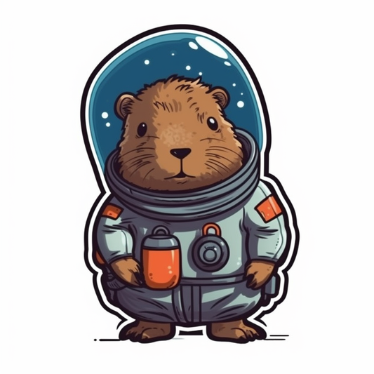Capybara Vinyl Decal Sticker for Car, Laptop, Tumbler and more # 003438