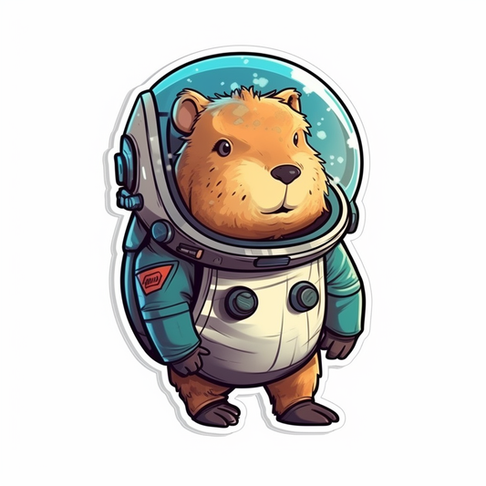 Capybara Vinyl Decal Sticker for Car, Laptop, Tumbler and more # 003458