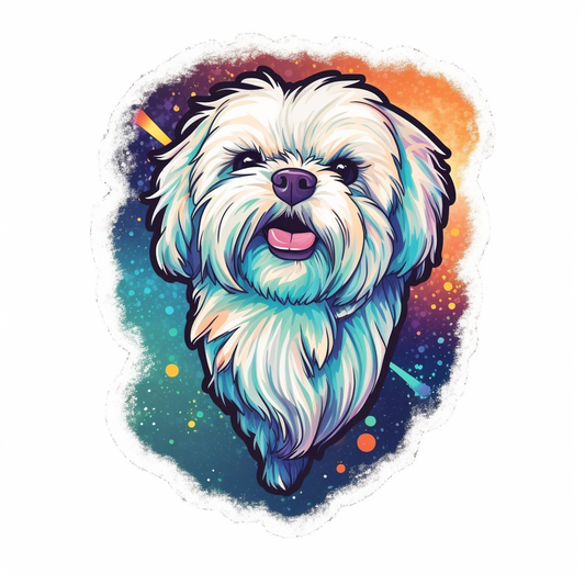 Maltese Dog Vinyl Decal Sticker for Car, Laptop, Tumbler and more # 006991