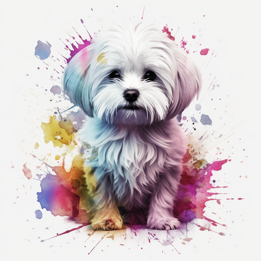 Maltese Dog Vinyl Decal Sticker for Car, Laptop, Tumbler and more # 006997