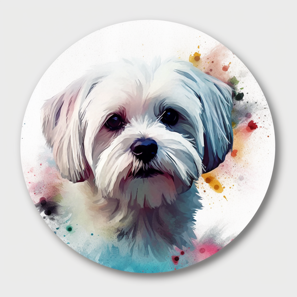 Maltese Dog Vinyl Decal Sticker for Car, Laptop, Tumbler and more # 006994