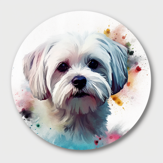 Maltese Dog Vinyl Decal Sticker for Car, Laptop, Tumbler and more # 006994