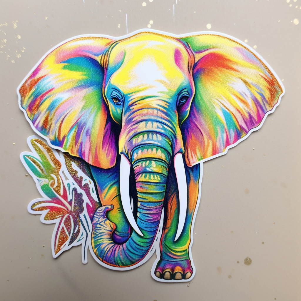 Elephant Vinyl Decal Sticker for Car, Laptop, Tumbler and more # 1946