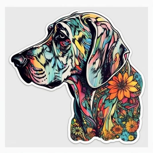 Great Dane Dog Vinyl Decal Sticker for Car, Laptop, Tumbler and more # 2233