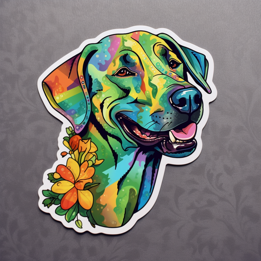 Great Dane Dog Vinyl Decal Sticker for Car, Laptop, Tumbler and more # 2245