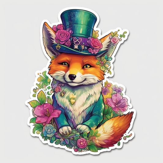 Fox Vinyl Decal Sticker for Car, Laptop, Tumbler and more # 00421