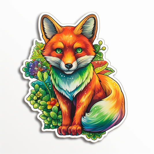 Fox Vinyl Decal Sticker for Car, Laptop, Tumbler and more # 00412