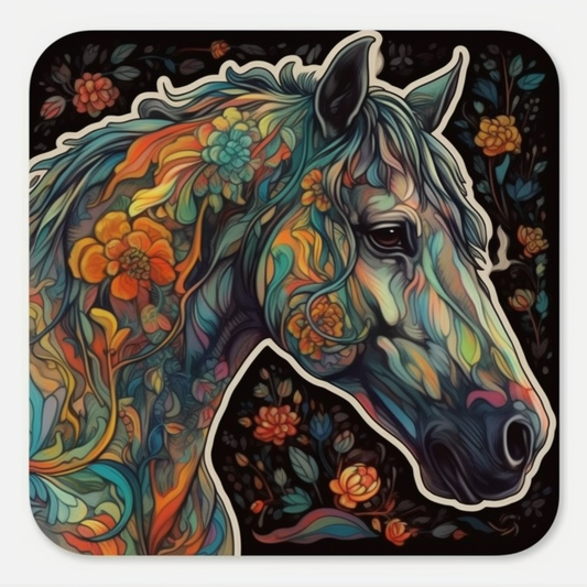 Horse Vinyl Decal Sticker for Car, Laptop, Tumbler and more # 00712