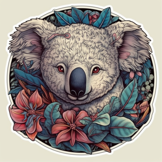 Koala Vinyl Decal Sticker for Car, Laptop, Tumbler and more # 00790
