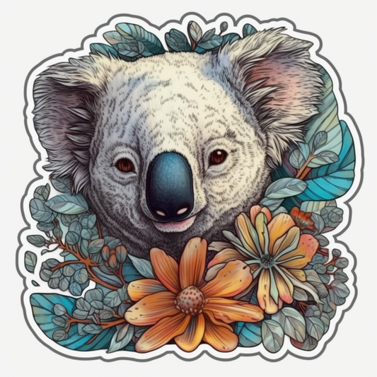 Koala Vinyl Decal Sticker for Car, Laptop, Tumbler and more # 00787