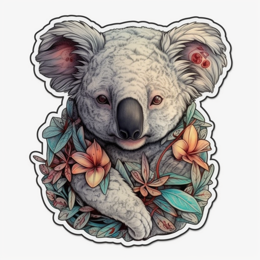 Koala Vinyl Decal Sticker for Car, Laptop, Tumbler and more # 00782