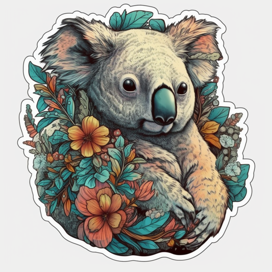 Koala Vinyl Decal Sticker for Car, Laptop, Tumbler and more # 00789
