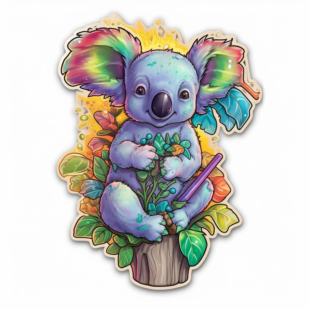 Koala Vinyl Decal Sticker for Car, Laptop, Tumbler and more # 00780