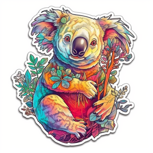 Koala Vinyl Decal Sticker for Car, Laptop, Tumbler and more # 00785