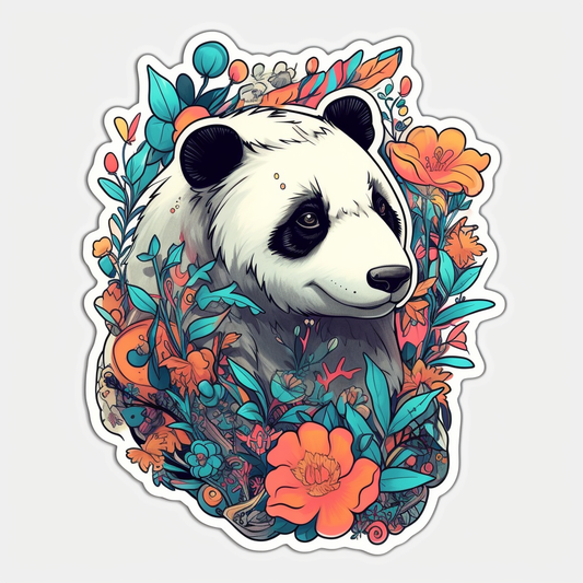 Panda Vinyl Decal Sticker for Car, Laptop, Tumbler and more # 006926