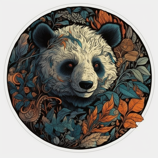 Panda Vinyl Decal Sticker for Car, Laptop, Tumbler and more # 006932