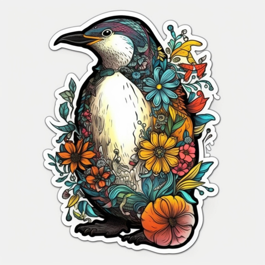 Penguin Vinyl Decal Sticker for Car, Laptop, Tumbler and more # 00347