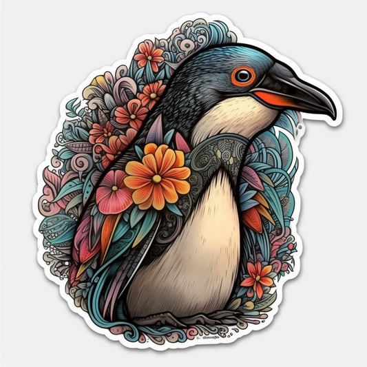 Penguin Vinyl Decal Sticker for Car, Laptop, Tumbler and more # 00350