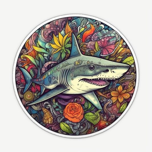 Shark Vinyl Decal Sticker for Car, Laptop, Tumbler and more # 00160