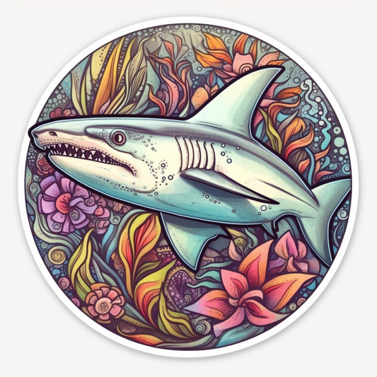Shark Vinyl Decal Sticker for Car, Laptop, Tumbler and more # 00165