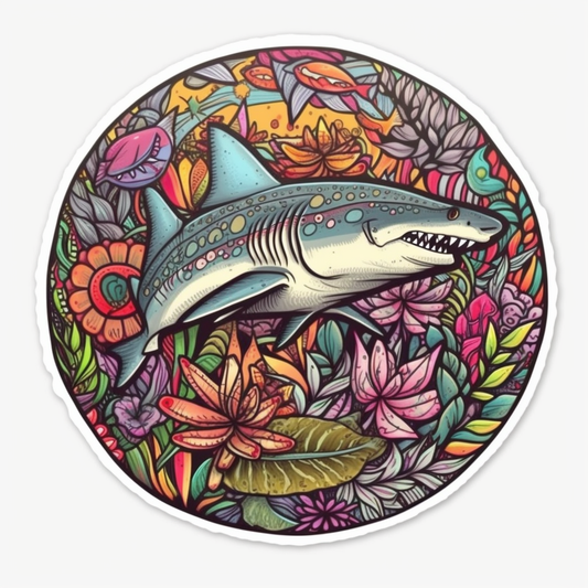Shark Vinyl Decal Sticker for Car, Laptop, Tumbler and more # 00158