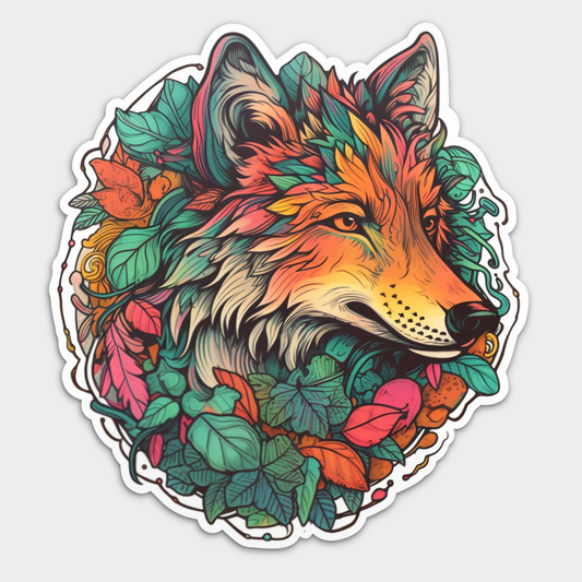 Wolf Vinyl Decal Sticker for Car, Laptop, Tumbler and more # 001831