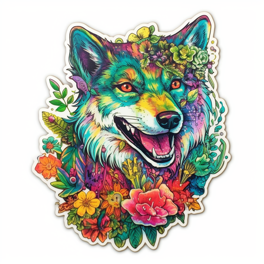 Wolf Vinyl Decal Sticker for Car, Laptop, Tumbler and more # 001824