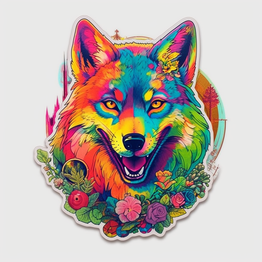Wolf Vinyl Decal Sticker for Car, Laptop, Tumbler and more # 001815