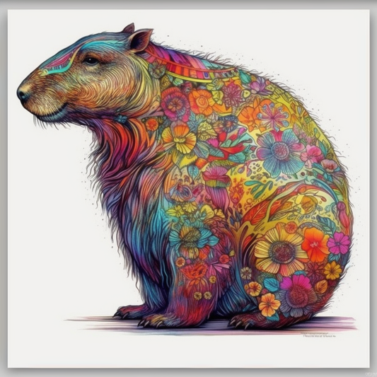 Capybara Vinyl Decal Sticker for Car, Laptop, Tumbler and more # 003449