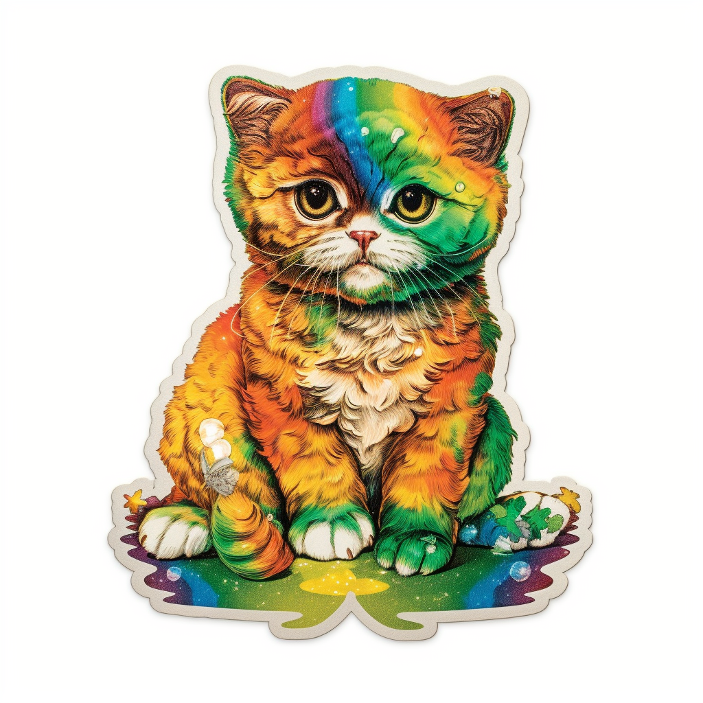 Scottish Fold Cat Vinyl Decal Sticker for Car, Laptop, Tumbler and more # 002125