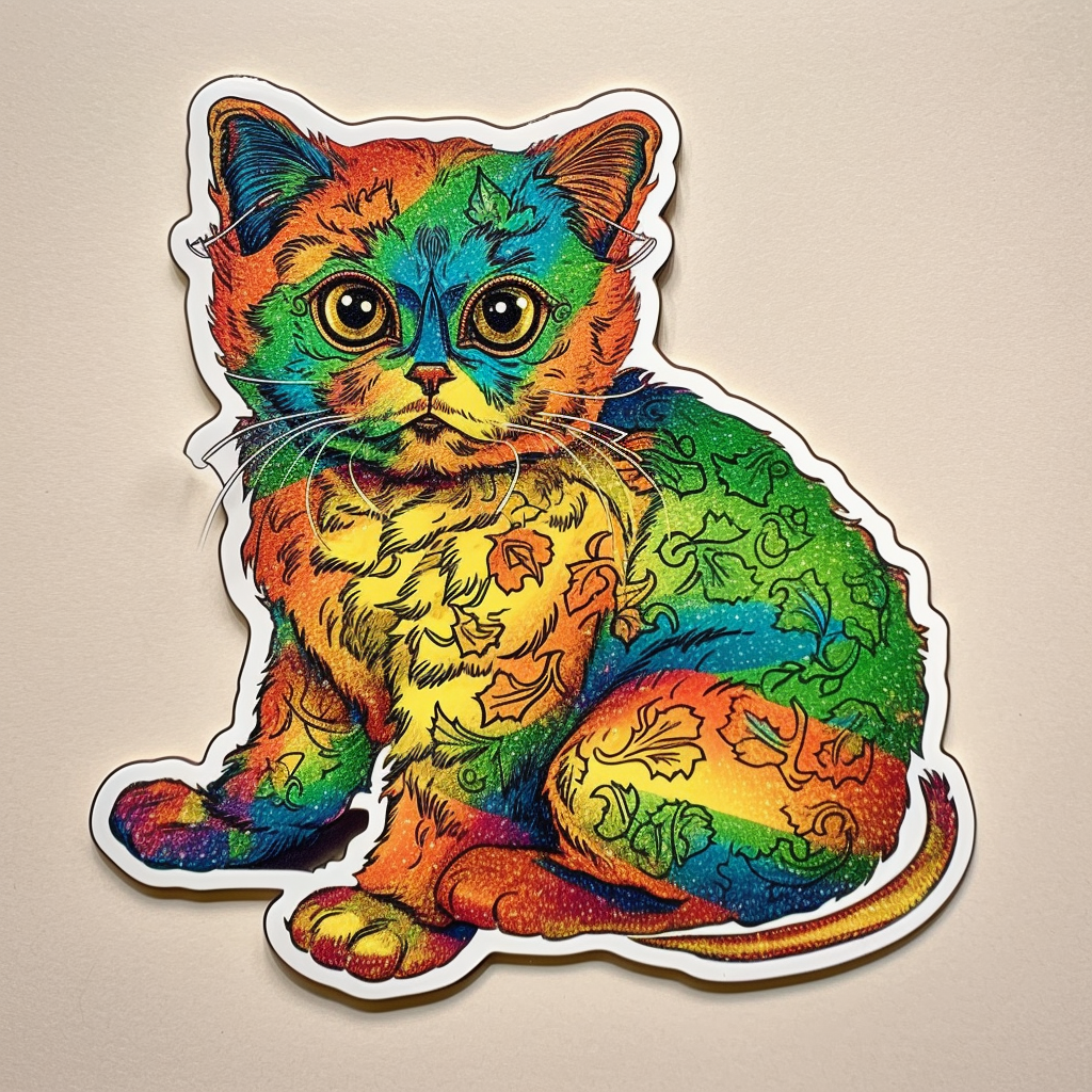 Scottish Fold Cat Vinyl Decal Sticker for Car, Laptop, Tumbler and more # 001923