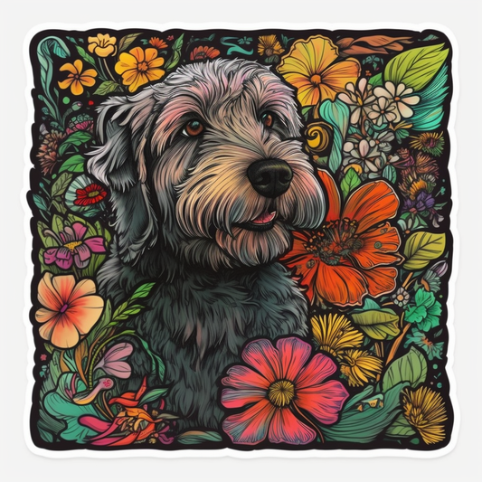 FouFou Dog Vinyl Decal Sticker for Car, Laptop, Tumbler and more # 2094