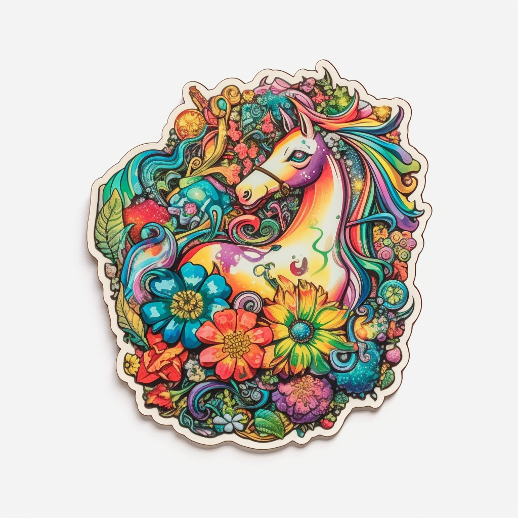 Unicorn Vinyl Decal Sticker for Car, Laptop, Tumbler and more # 006853