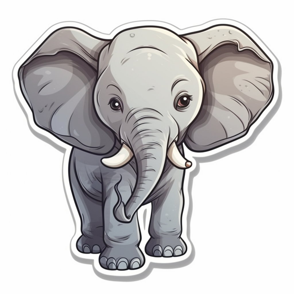 Elephant Vinyl Decal Sticker for Car, Laptop, Tumbler and more # 1932