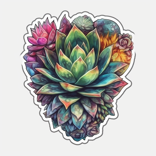 Agave Succulent Vinyl Decal Sticker for Car, Laptop, Tumbler and more # 006665