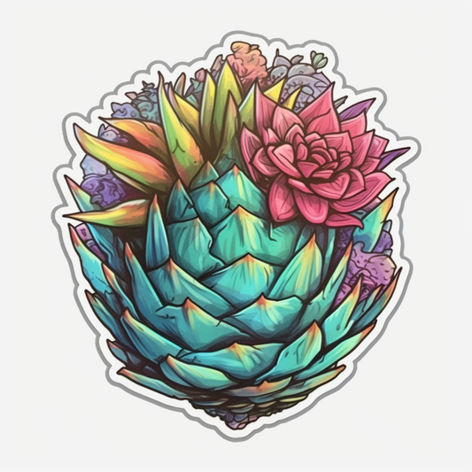 Agave Succulent Vinyl Decal Sticker for Car, Laptop, Tumbler and more # 006592