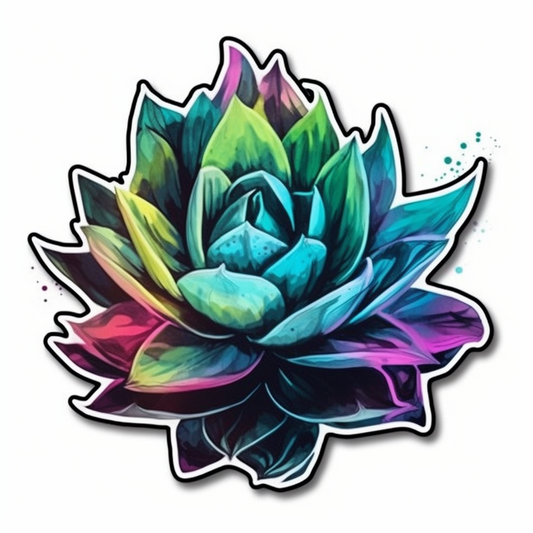 Agave Succulent Vinyl Decal Sticker for Car, Laptop, Tumbler and more # 006624