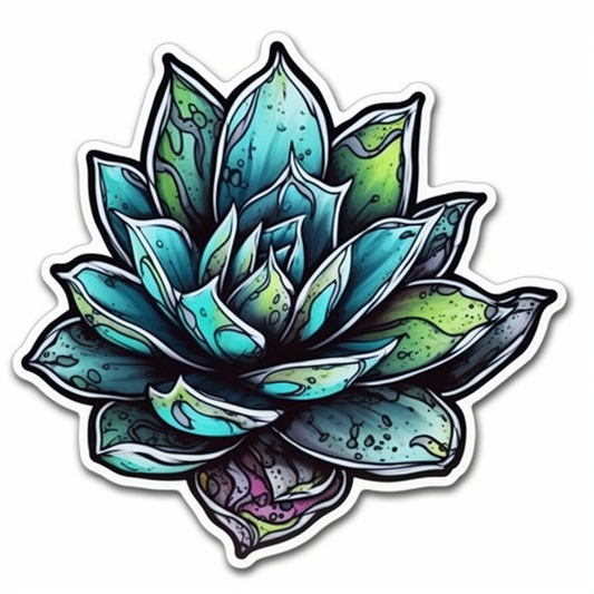 Agave Succulent Vinyl Decal Sticker for Car, Laptop, Tumbler and more # 006597