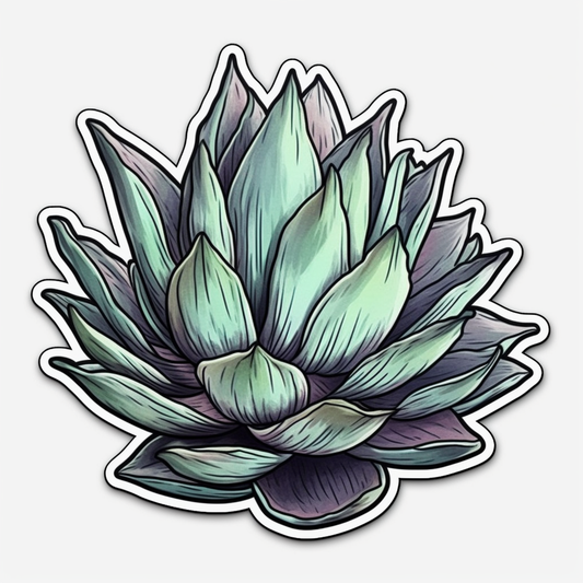 Agave Succulent Vinyl Decal Sticker for Car, Laptop, Tumbler and more # 006629