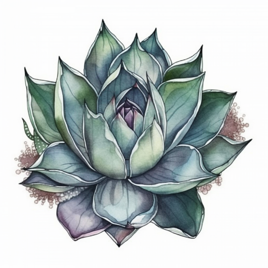 Agave Succulent Vinyl Decal Sticker for Car, Laptop, Tumbler and more # 006604