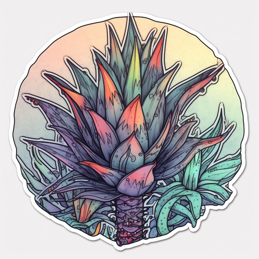 Aloe Succulent Vinyl Decal Sticker for Car, Laptop, Tumbler and more # 006785