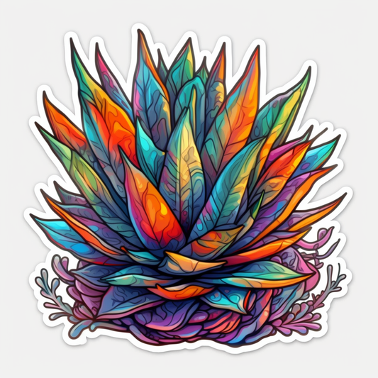 Aloe Succulent Vinyl Decal Sticker for Car, Laptop, Tumbler and more # 006775
