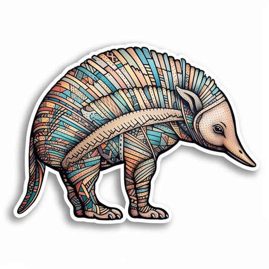Armadillo Vinyl Decal Sticker for Car, Laptop, Tumbler and more # 007911